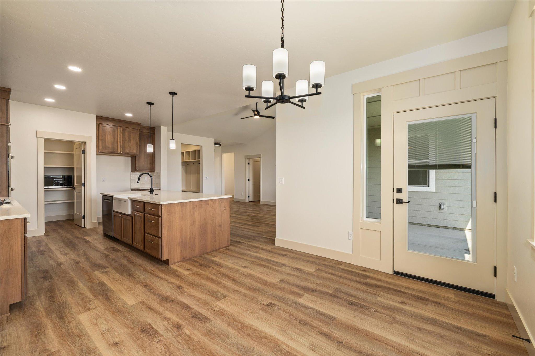 Dining area open to the kitchen at 601 Grand Harvest Avenue