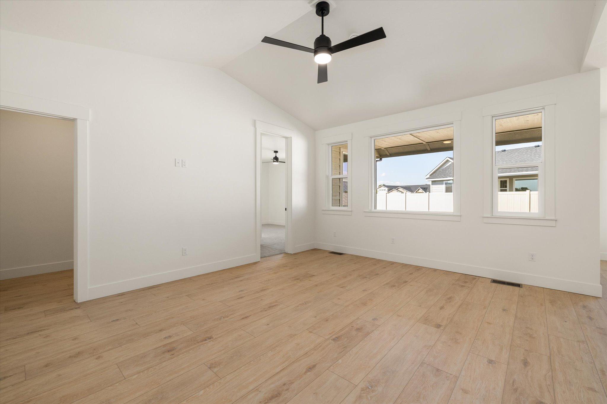 Dining area at The Payette with Three-Car Garage